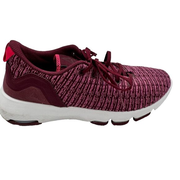 Reebok Women’s Walking Training Shoes MemoryTech LT Burgundy Pink Knit Sz 8 - Picture 8 of 10
